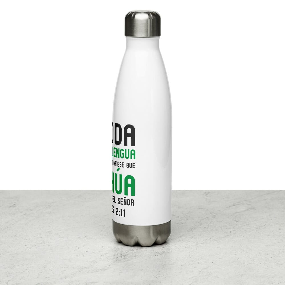 Botella de agua de acero inoxidable Filipenses 2:11 - Imagen 4