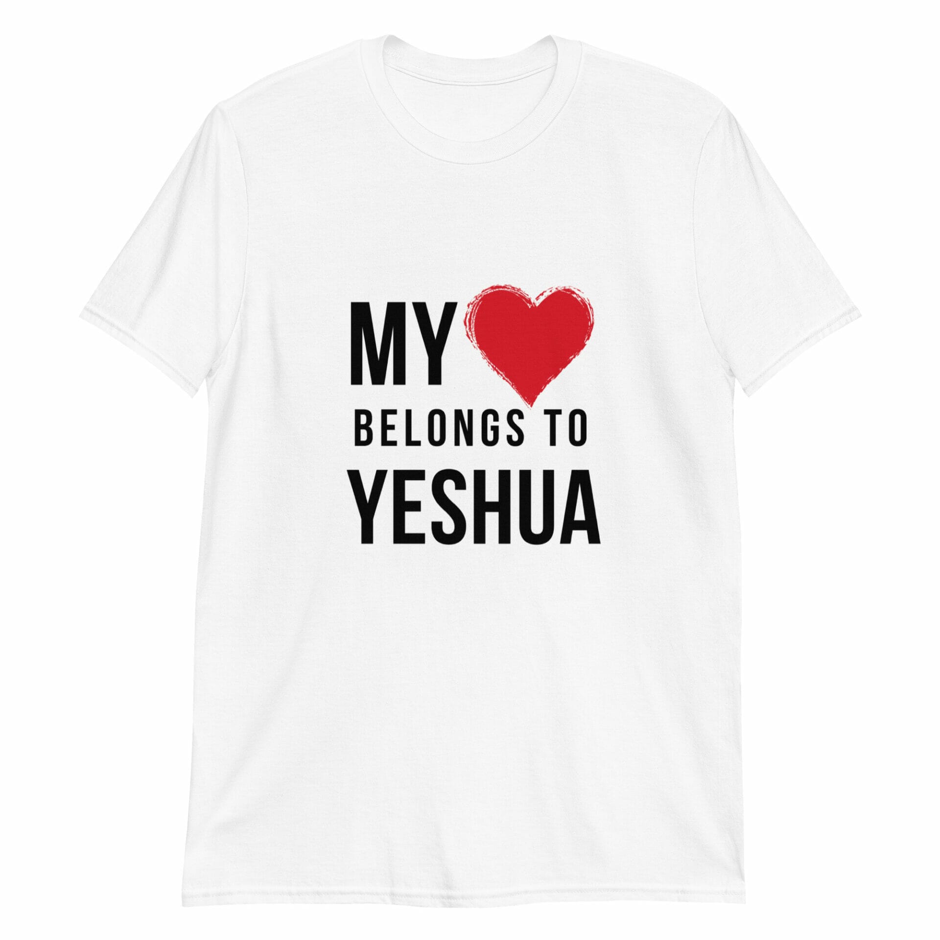 My Heart Belongs to Yeshua Short-Sleeve Unisex T-Shirt - Imagen 8