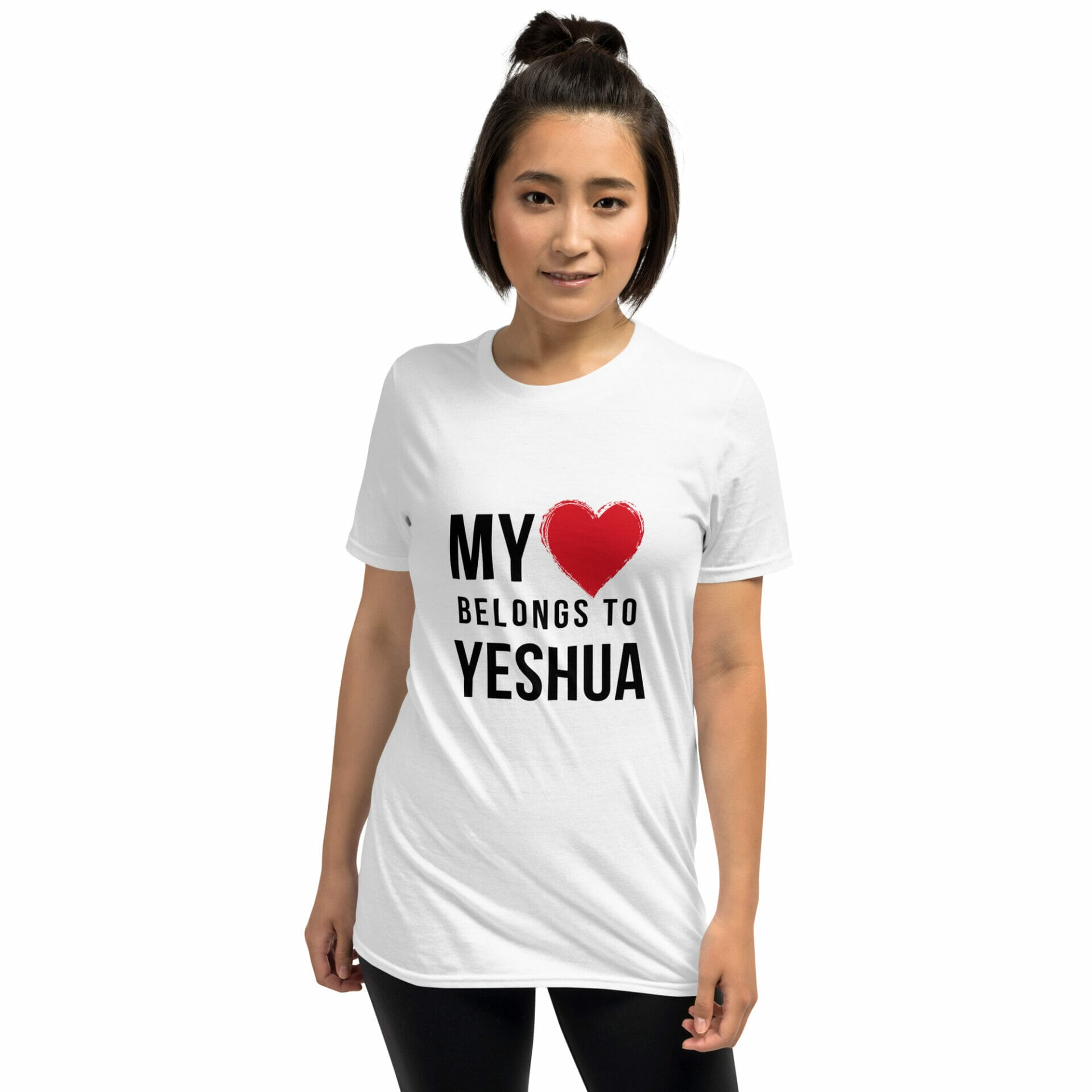 My Heart Belongs to Yeshua Short-Sleeve Unisex T-Shirt - Imagen 11