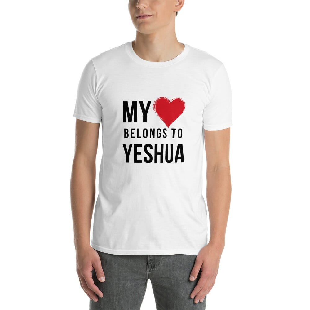 My Heart Belongs to Yeshua Short-Sleeve Unisex T-Shirt - Imagen 14